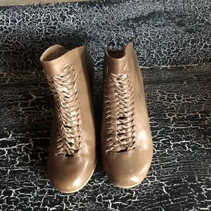 Size 8 clog/mule brown shoes